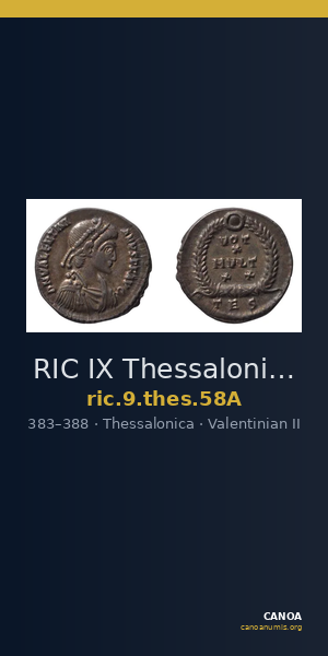RIC IX Thessalonica 58A — CANOA