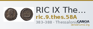 RIC IX Thessalonica 58A — CANOA