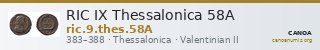 RIC IX Thessalonica 58A — CANOA
