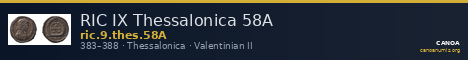 RIC IX Thessalonica 58A — CANOA