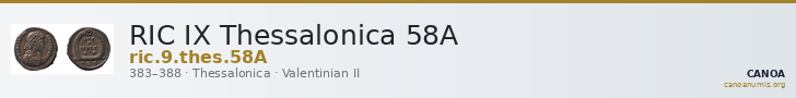 RIC IX Thessalonica 58A — CANOA