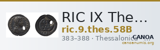 RIC IX Thessalonica 58B — CANOA