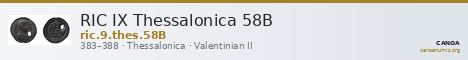 RIC IX Thessalonica 58B — CANOA