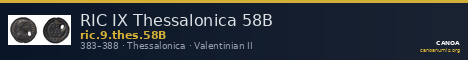 RIC IX Thessalonica 58B — CANOA