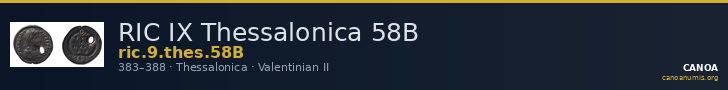 RIC IX Thessalonica 58B — CANOA
