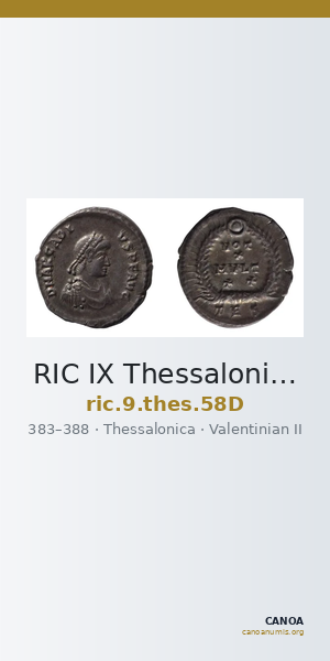 RIC IX Thessalonica 58D — CANOA
