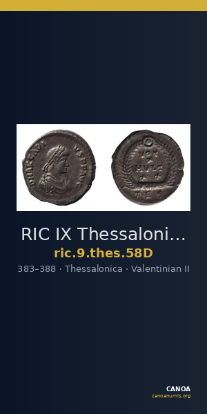 RIC IX Thessalonica 58D — CANOA