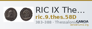 RIC IX Thessalonica 58D — CANOA