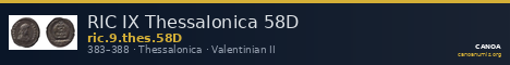 RIC IX Thessalonica 58D — CANOA