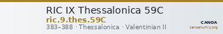 RIC IX Thessalonica 59C — CANOA