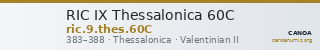 RIC IX Thessalonica 60C — CANOA