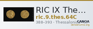 RIC IX Thessalonica 64C — CANOA