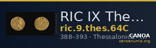 RIC IX Thessalonica 64C — CANOA