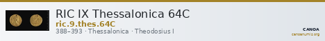 RIC IX Thessalonica 64C — CANOA