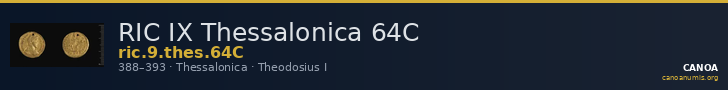 RIC IX Thessalonica 64C — CANOA