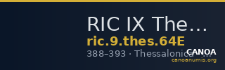 RIC IX Thessalonica 64E — CANOA