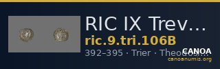 RIC IX Treveri 106B — CANOA