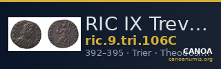 RIC IX Treveri 106C — CANOA