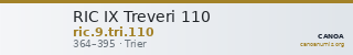 RIC IX Treveri 110 — CANOA