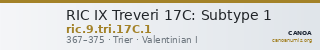RIC IX Treveri 17C: Subtype 1 — CANOA