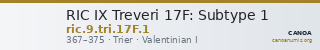 RIC IX Treveri 17F: Subtype 1 — CANOA
