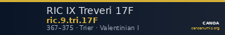 RIC IX Treveri 17F — CANOA