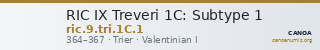 RIC IX Treveri 1C: Subtype 1 — CANOA