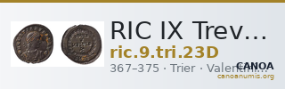 RIC IX Treveri 23D — CANOA