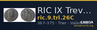 RIC IX Treveri 26C — CANOA