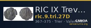 RIC IX Treveri 27D — CANOA