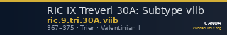 RIC IX Treveri 30A: Subtype viib — CANOA