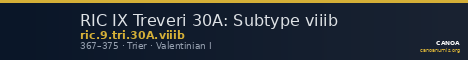 RIC IX Treveri 30A: Subtype viiib — CANOA