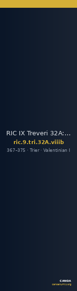RIC IX Treveri 32A: Subtype viiib — CANOA