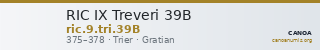 RIC IX Treveri 39B — CANOA