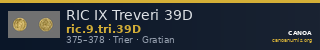 RIC IX Treveri 39D — CANOA
