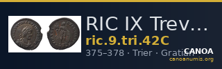 RIC IX Treveri 42C — CANOA