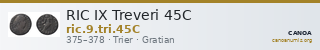 RIC IX Treveri 45C — CANOA