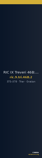 RIC IX Treveri 46B: Subtype 2 — CANOA