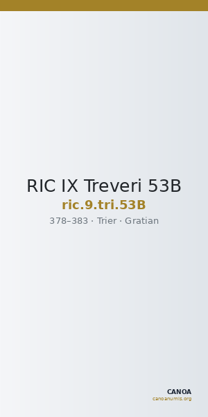 RIC IX Treveri 53B — CANOA