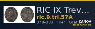 RIC IX Treveri 57A — CANOA