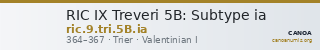 RIC IX Treveri 5B: Subtype ia — CANOA