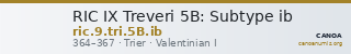 RIC IX Treveri 5B: Subtype ib — CANOA