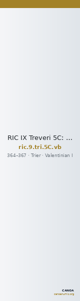 RIC IX Treveri 5C: Subtype vb — CANOA