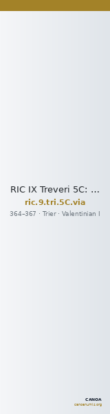 RIC IX Treveri 5C: Subtype via — CANOA
