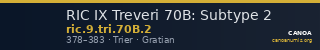 RIC IX Treveri 70B: Subtype 2 — CANOA