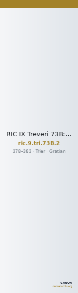 RIC IX Treveri 73B: Subtype 2 — CANOA