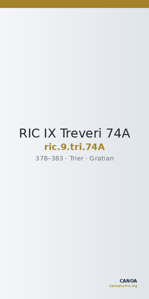 RIC IX Treveri 74A — CANOA