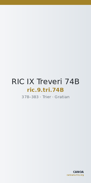 RIC IX Treveri 74B — CANOA