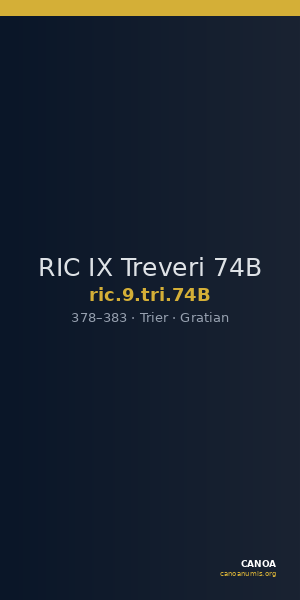 RIC IX Treveri 74B — CANOA