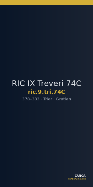 RIC IX Treveri 74C — CANOA